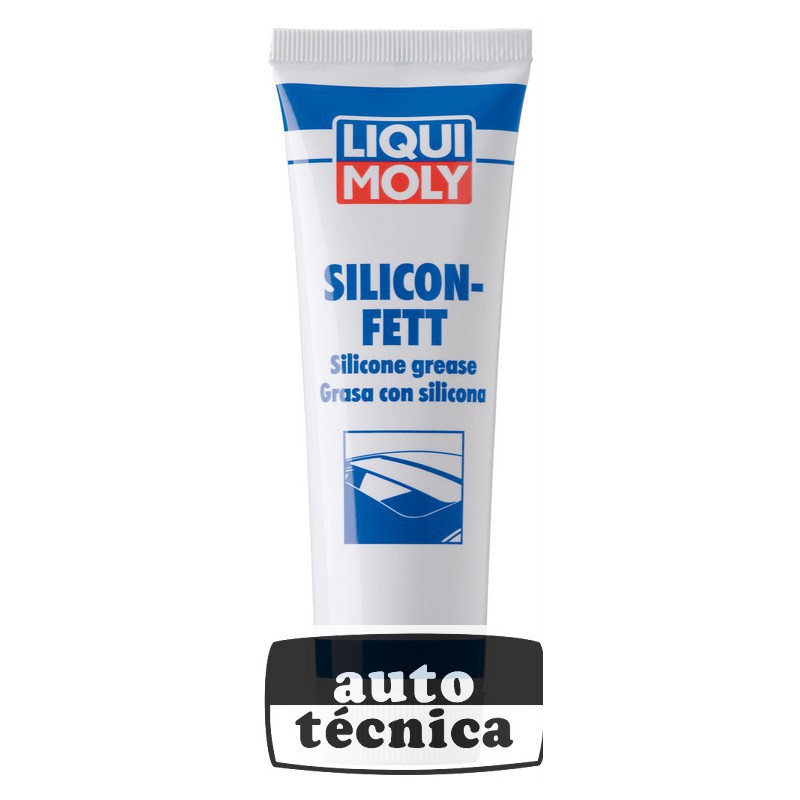 LIQUI MOLY Grasa con silicona transparente | 100 g | Grasa lubricante | SKU  3312